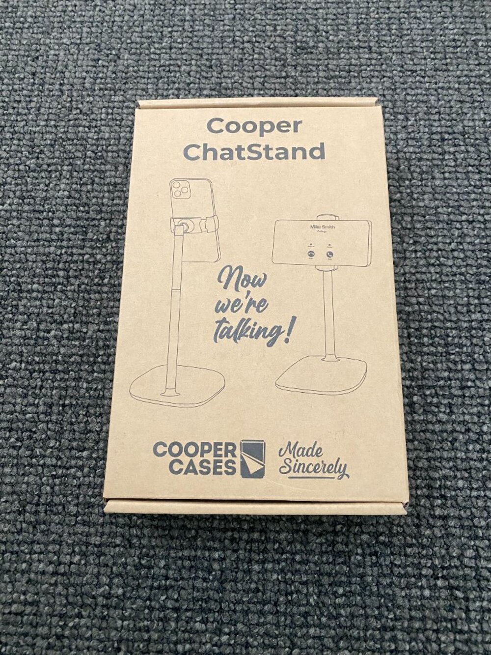 Never Used Cooper Chatstand Adjustable Phone Stand For Desk / Black